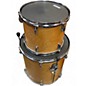 Used Yamaha 4 Piece stage custom drum kit Antique Gold Drum Kit thumbnail