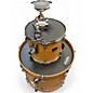 Used Yamaha 4 Piece stage custom drum kit Antique Gold Drum Kit
