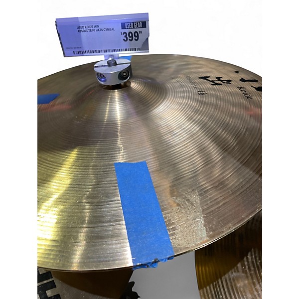 Used Koide 14in Absolute Hi Hats Cymbal