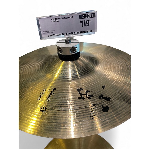 Used Koide 10in Splash Cymbal