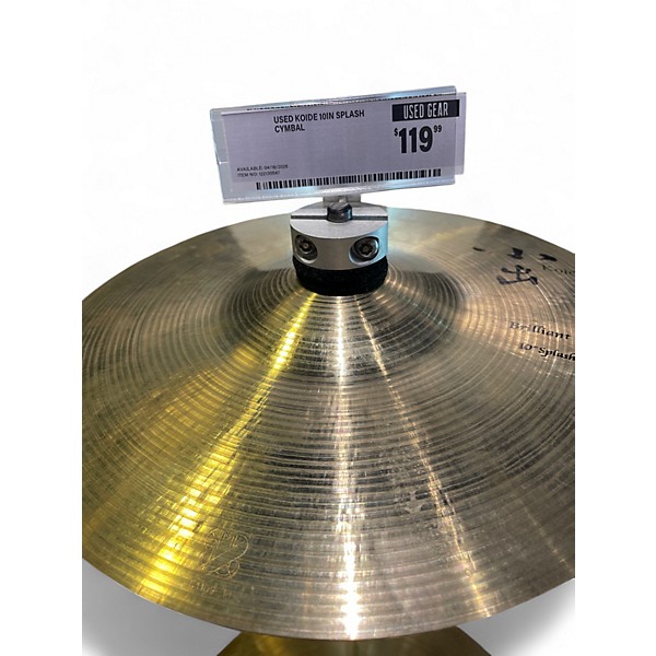 Used Koide 10in Splash Cymbal