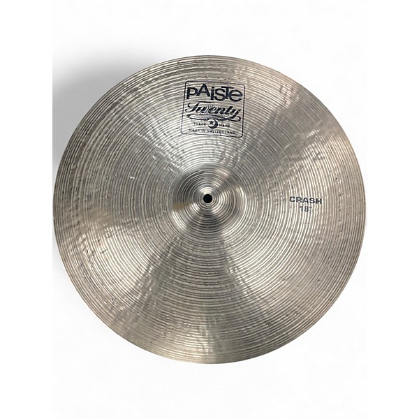 Used Paiste 18in TWENTY CRASH Cymbal