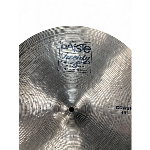 Used Paiste 18in TWENTY CRASH Cymbal