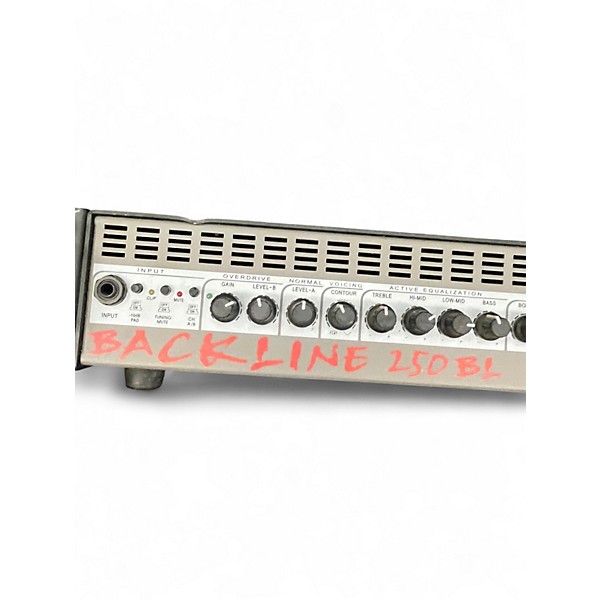 Used Gallien-Krueger BACKLINE 250 BL Bass Amp Head