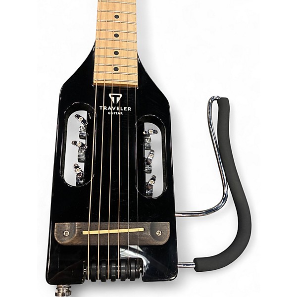 Used Traveler Guitar Ultra Light Black Acoustic Guitar