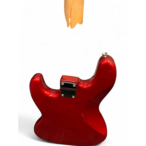 Used Bacchus Universal Series Candy Apple Red Electric Bass Guitar