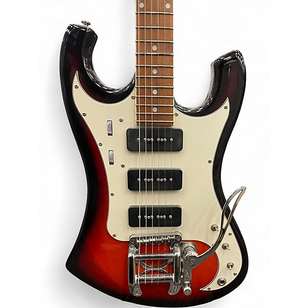 Used EKO Kadett 2 Color Sunburst Solid Body Electric Guitar