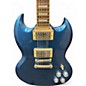 Used Epiphone SG Muse Radio Blue Metallic Solid Body Electric Guitar thumbnail