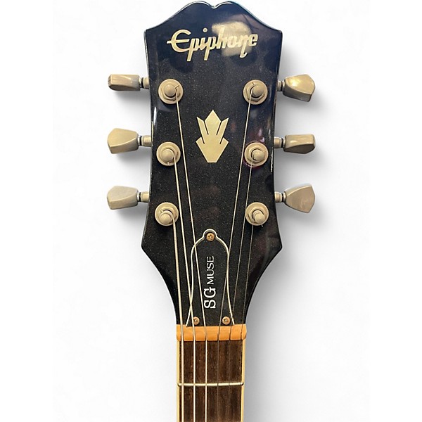 Used Epiphone SG Muse Radio Blue Metallic Solid Body Electric Guitar