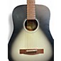 Used Fender FA-15 MNLT Black and White Acoustic Guitar