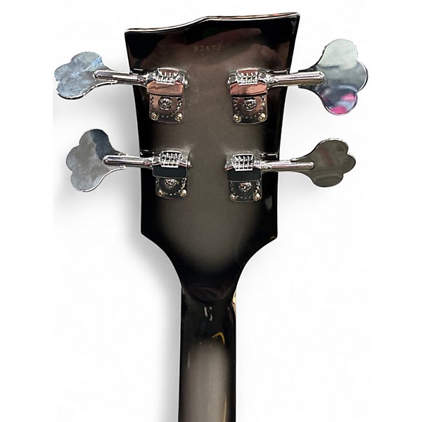 Used Dunable Guitars R2 DE Black and Silver Electric Bass Guitar