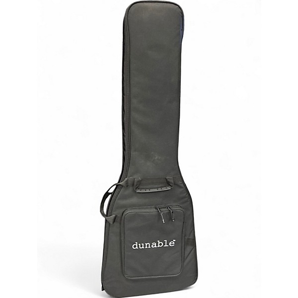 Used Dunable Guitars R2 DE Black and Silver Electric Bass Guitar