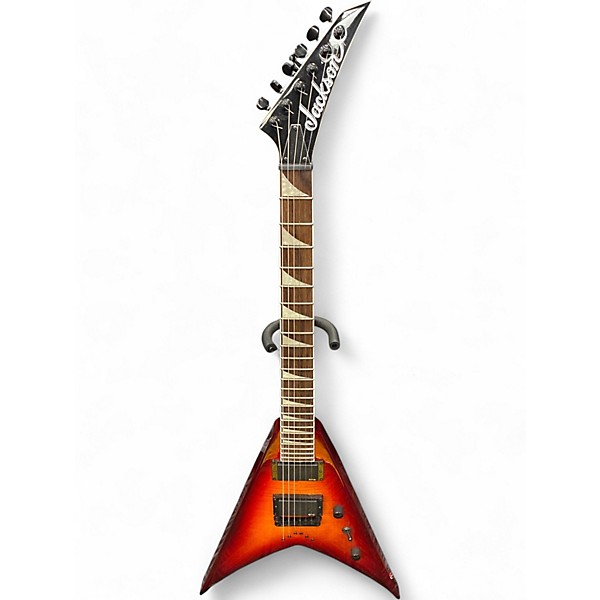 Used Jackson KVXT King V Cherry Sunburst Solid Body Electric Guitar