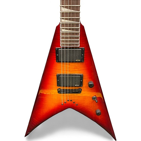 Used Jackson KVXT King V Cherry Sunburst Solid Body Electric Guitar