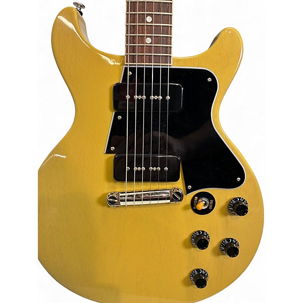 Used Gibson Les Paul Special Double Cut TV Yellow Solid Body Electric Guitar