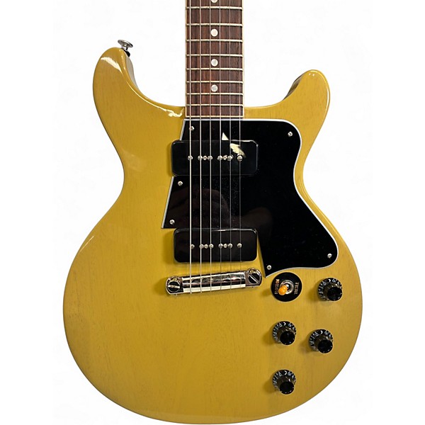 Used Gibson Les Paul Special Double Cut TV Yellow Solid Body Electric Guitar