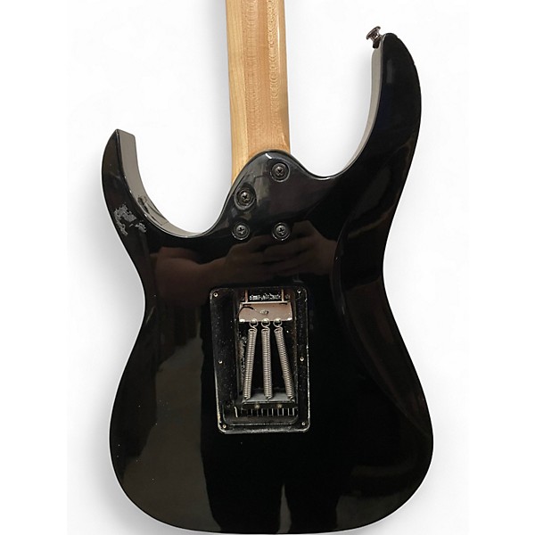Used Ibanez RG350EX Black Solid Body Electric Guitar