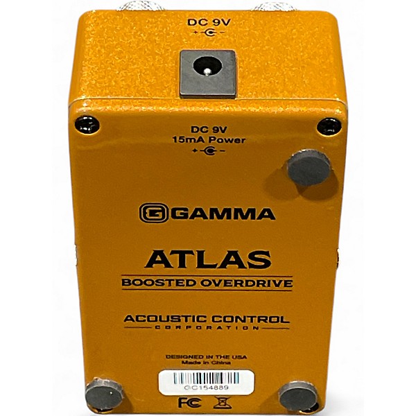 Used GAMMA Atlas Boosted Overdrive Effect Pedal