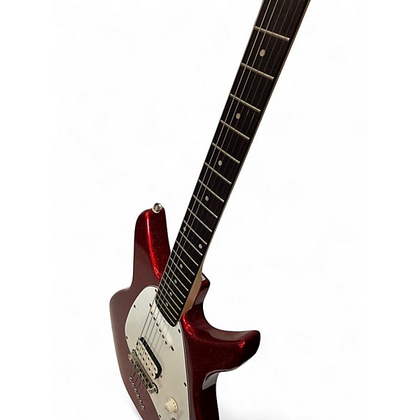 Used Vaccaro xray red Solid Body Electric Guitar