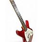 Used Vaccaro xray red Solid Body Electric Guitar