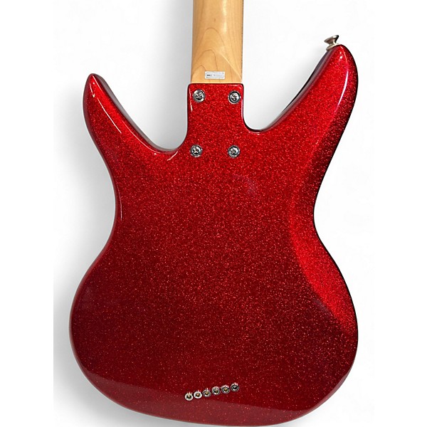 Used Vaccaro xray red Solid Body Electric Guitar