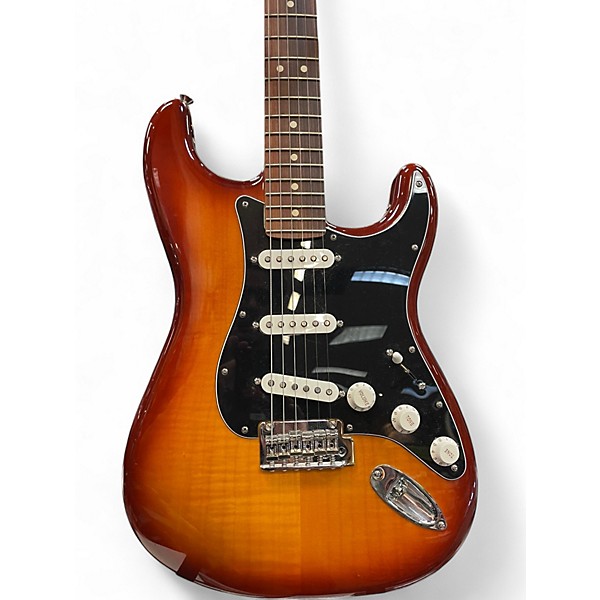 Used Fender Player Stratocaster SSS Plus Top Tobacco Sunburst Solid Body Electric Guitar