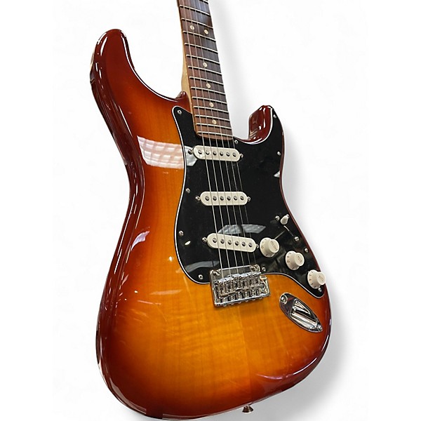 Used Fender Player Stratocaster SSS Plus Top Tobacco Sunburst Solid Body Electric Guitar