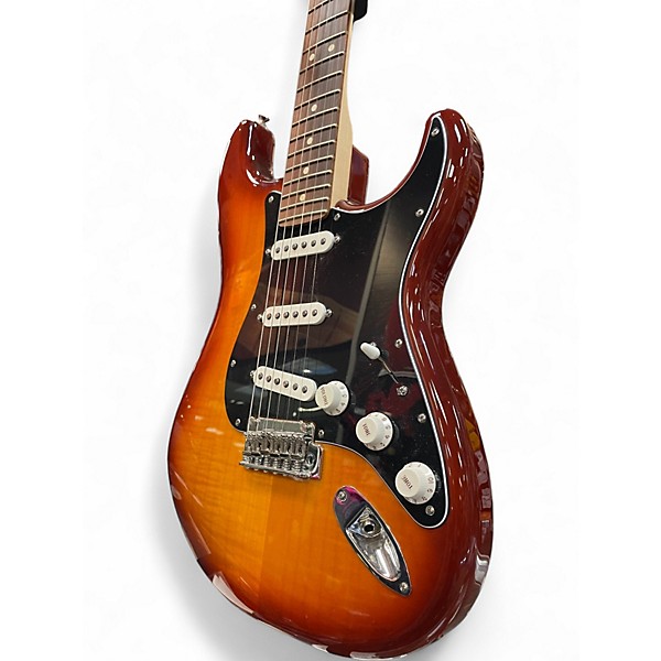 Used Fender Player Stratocaster SSS Plus Top Tobacco Sunburst Solid Body Electric Guitar