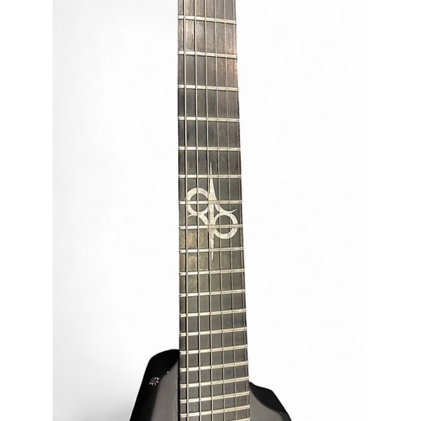 Used Washburn Parallaxe Solar V Ola Englund Black Solid Body Electric Guitar