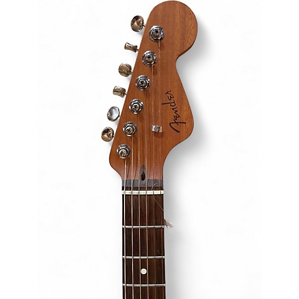 Used Fender Highway Parlor Mahogany Natural Acoustic Electric Guitar