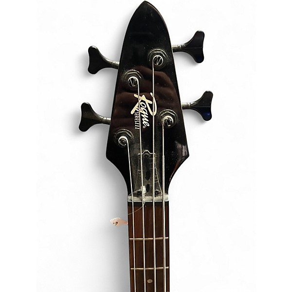 Used Rogue LX200B Series III LEFT HANDED Metallic Gray Electric Bass Guitar