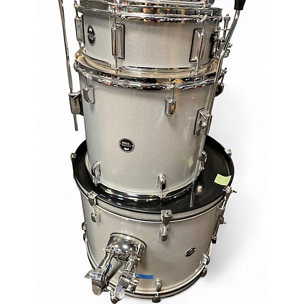 Used PDP by DW 5 Piece Centerstage Silver Drum Kit