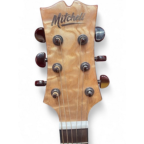 Used Mitchell MX-4300AB Natural Acoustic Electric Guitar