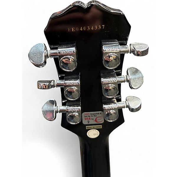 Used Epiphone Les Paul Studio Black Solid Body Electric Guitar