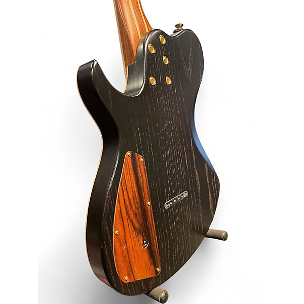 Used 2019 Blackat SC6 Quilted Cherry Sunburst Solid Body Electric Guitar