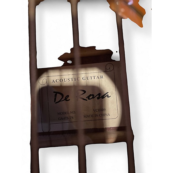 Used De Rosa GA475TS Sunburst Acoustic Bass Guitar