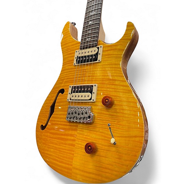 Used PRS SE Custom 22 Semi-Hollowbody Honey Burst Hollow Body Electric Guitar