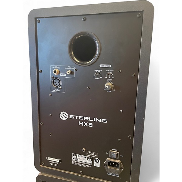 Used Sterling Audio MX8 Pair Powered Monitor