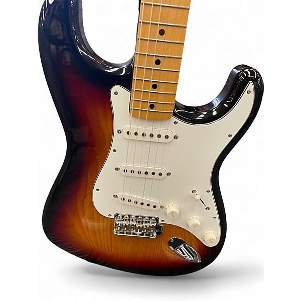 Used Fender ST-72 Reissue Stratocaster 3 Color Sunburst Solid Body Electric Guitar