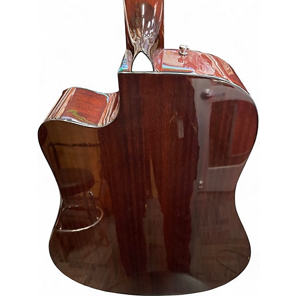 Used Fender CD140SCE Brown Acoustic Electric Guitar