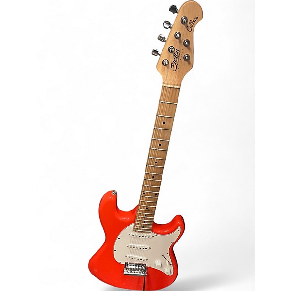 Used Sterling by Music Man Cutlass Dakota Red Solid Body Electric Guitar