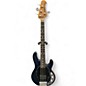 Used Sterling by Music Man STINGRAY SHORT SCALE BLUE PEARL Electric Bass Guitar thumbnail