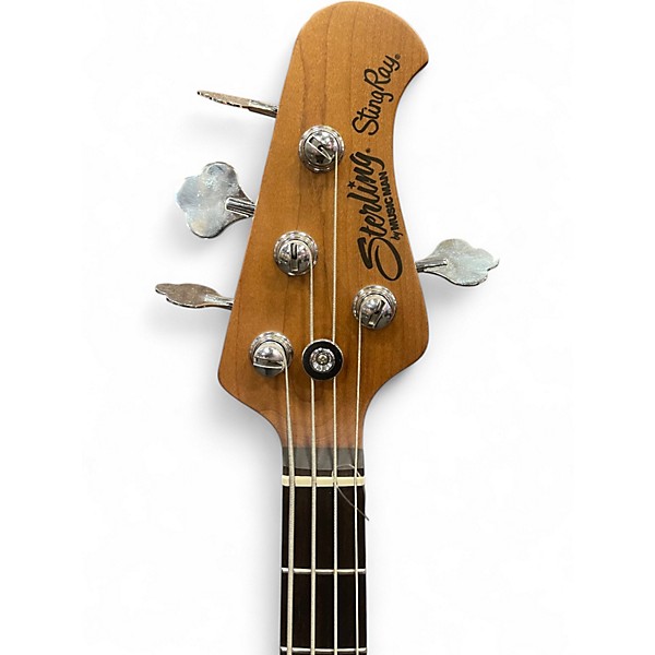 Used Sterling by Music Man STINGRAY SHORT SCALE BLUE PEARL Electric Bass Guitar