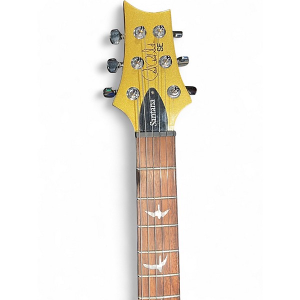 Used PRS SE Santana Singlecut Trem Gold Solid Body Electric Guitar