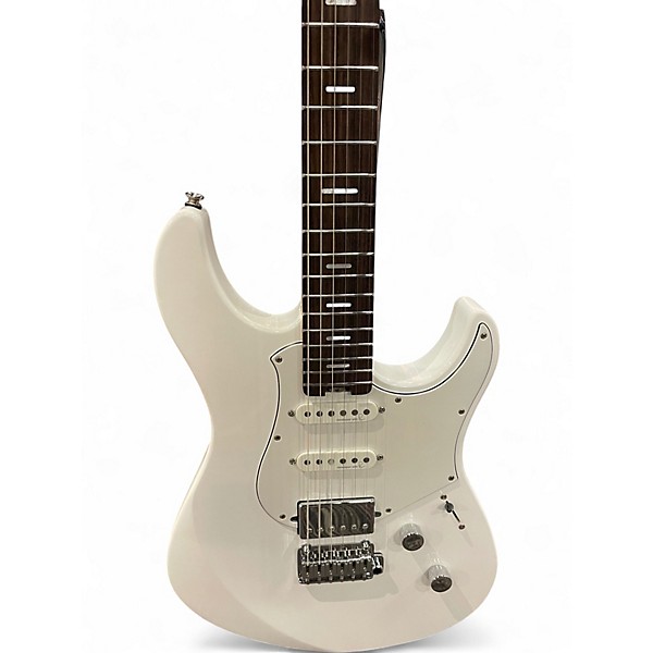 Used Pacifica Standard Plus PACS+12 White Solid Body Electric Guitar