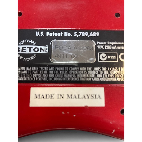 Used Line 6 Pod 2.0 Amp Modeler Effect Processor