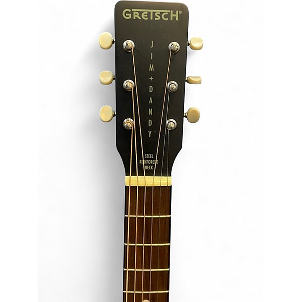 Used Gretsch Guitars Deltoluxe Parlor Black Acoustic Electric Guitar