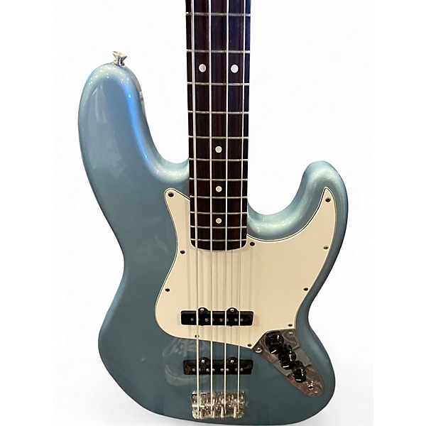 Used Fender Standard Jazz Bass Blue Agave Electric Bass Guitar