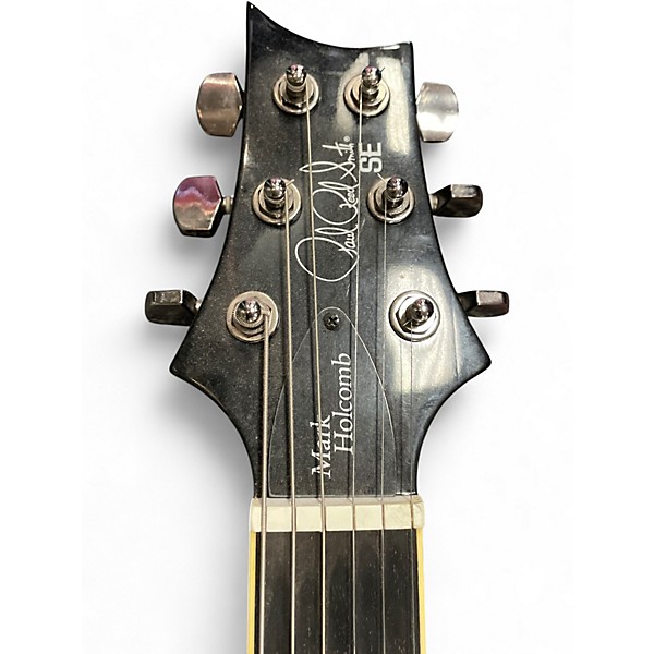 Used PRS SE Mark Holcomb Trans black Solid Body Electric Guitar