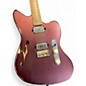Used Unbranded Partscaster Jazzmaster Wine Red Metallic Hollow Body Electric Guitar thumbnail